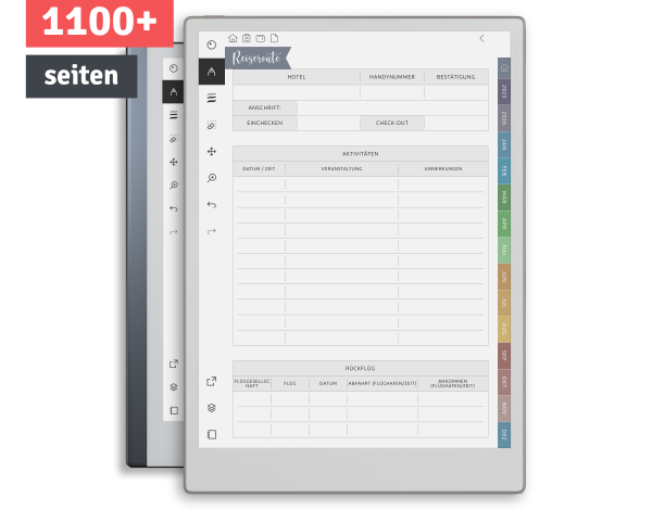 reiseplan-Layout-Bild für reMarkabel Travel Planner